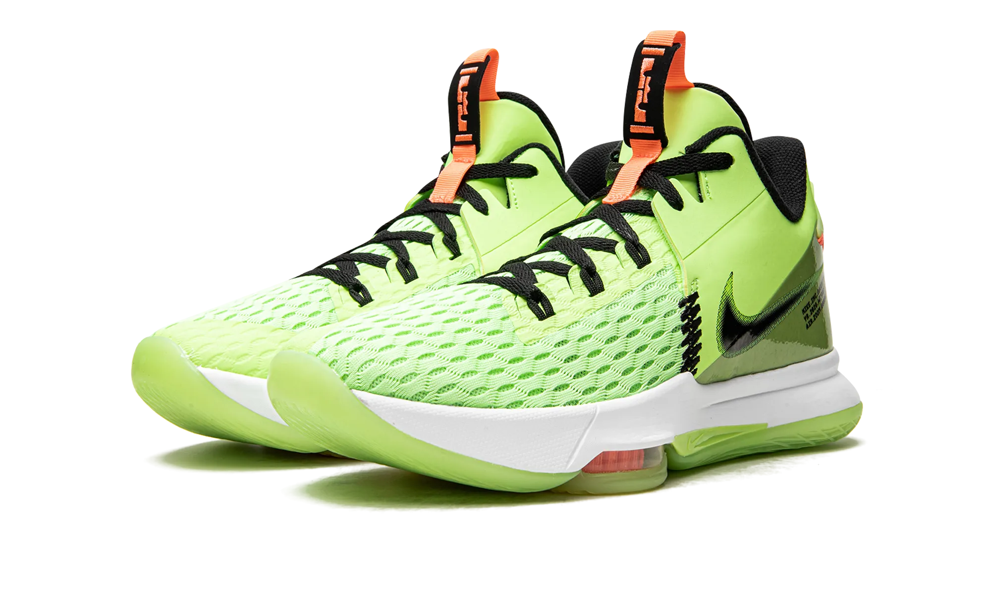 LeBron Witness V "Lime Glow" Springy Ride Geometry Adaptive Fit