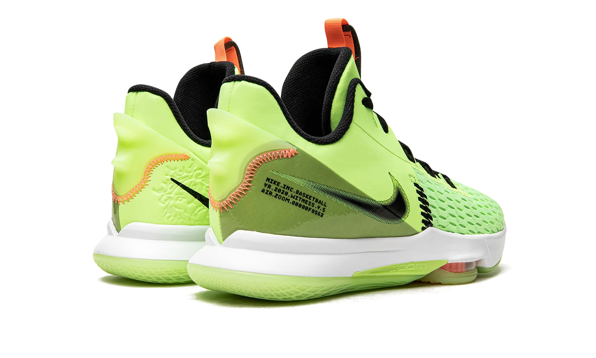 Odor   Resistant LeBron Witness V "Lime Glow"