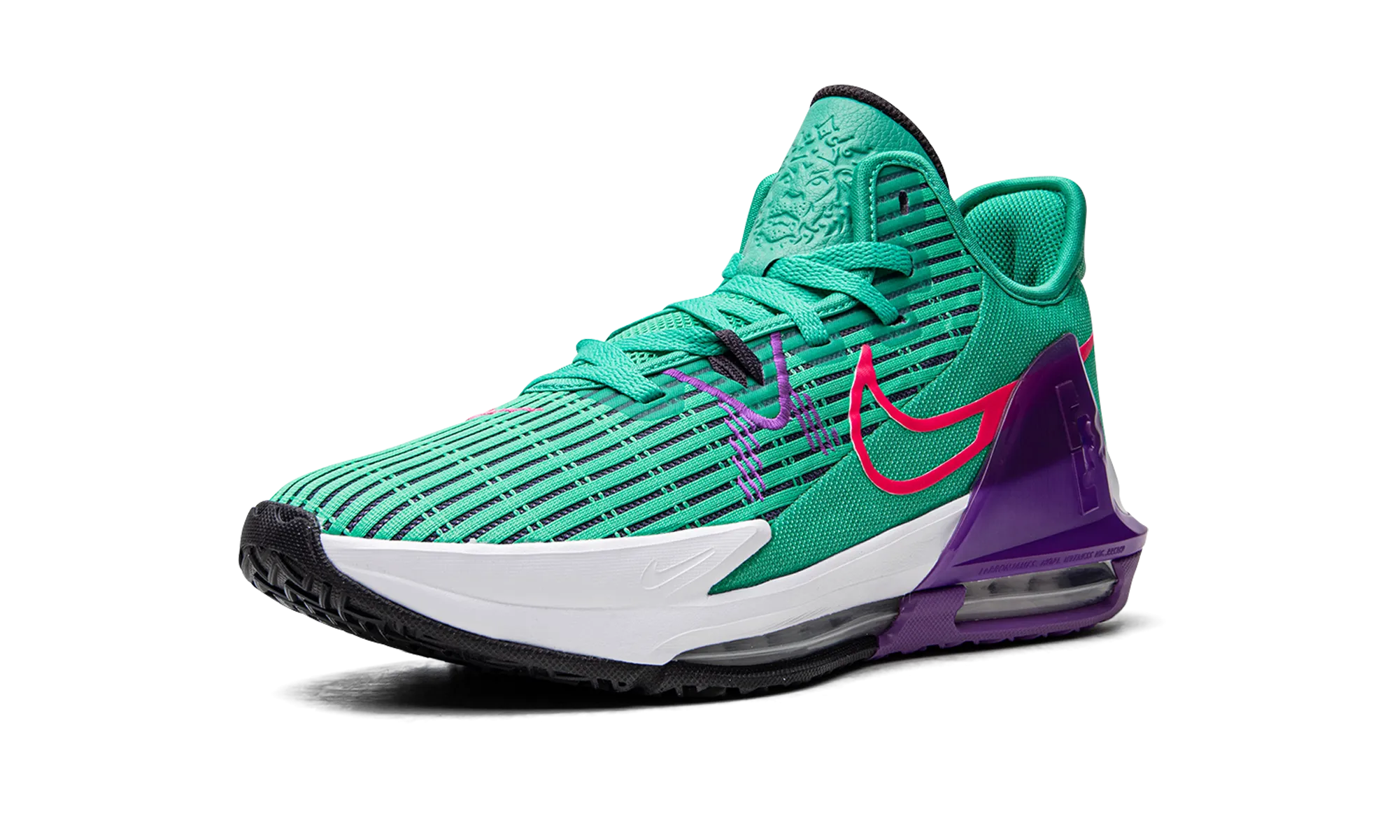 Progressive Flex Grooves LeBron Witness VI "Clear Emerald / Wild Berry"