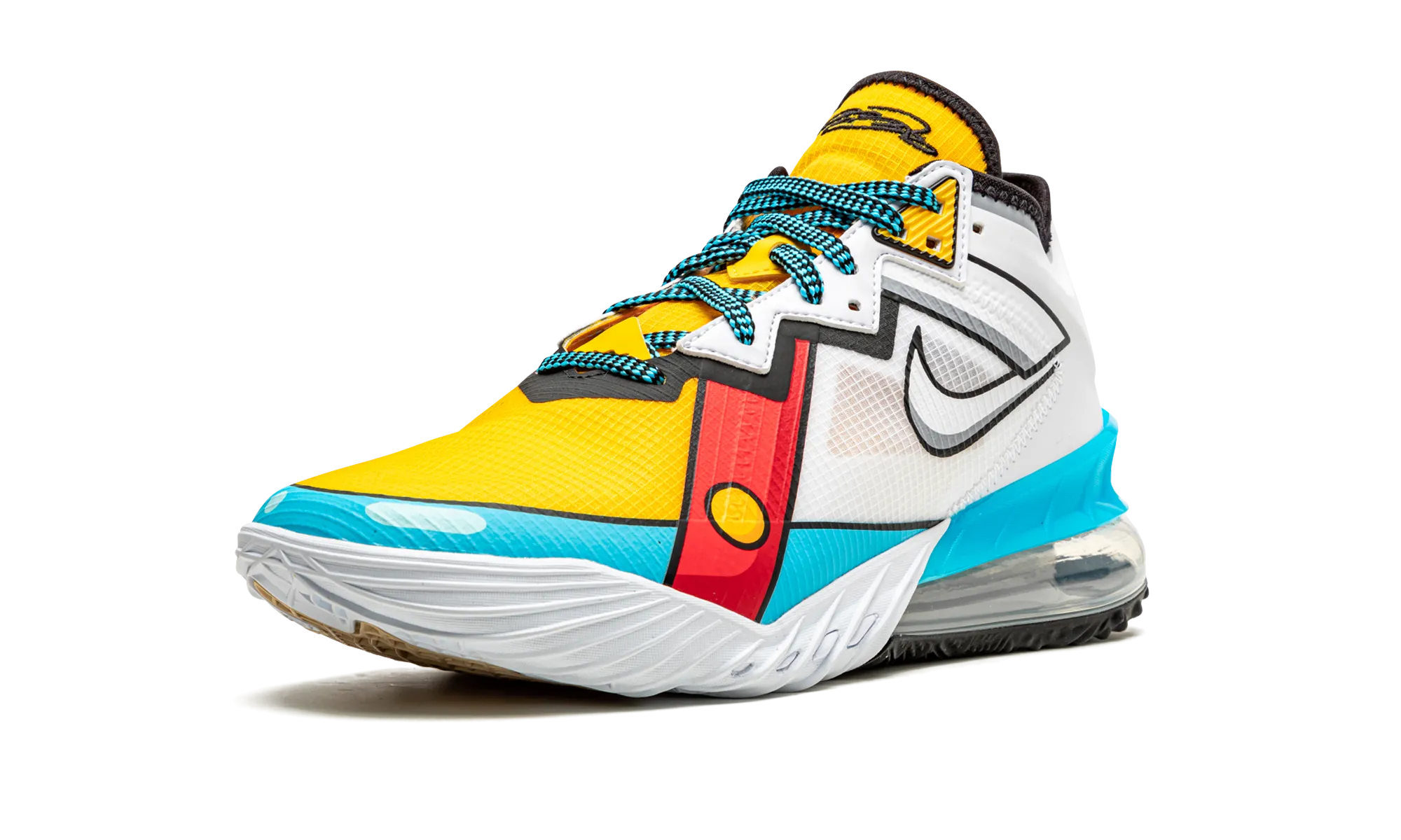 Lebron XVIII Low "Stewie Griffin" Elasticated Sides Multi-Court Usage