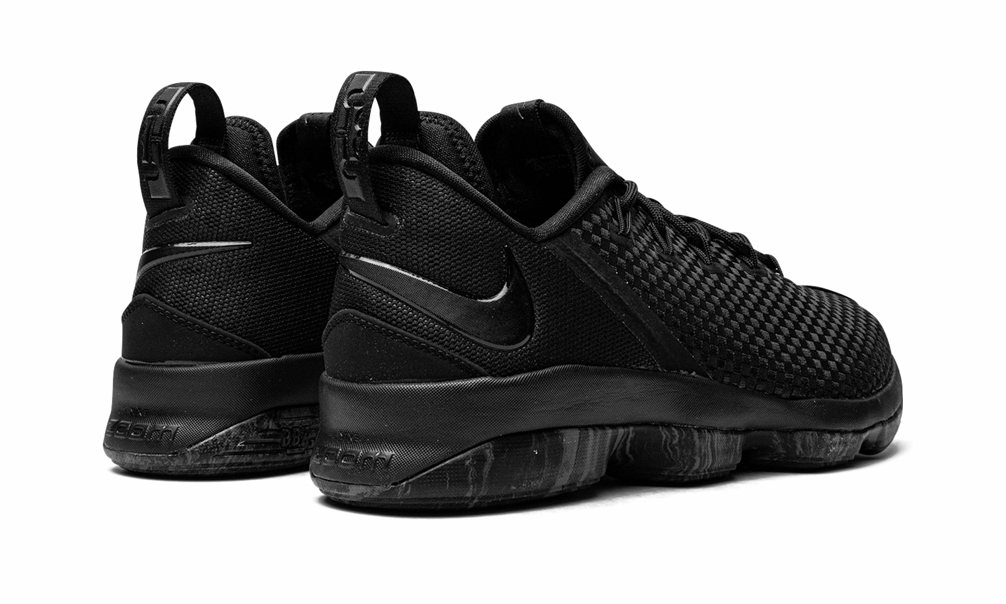 Lebron 14 Low "Pony Hair - Smoky Blue" Ventilated Collar Design Offensive Grip