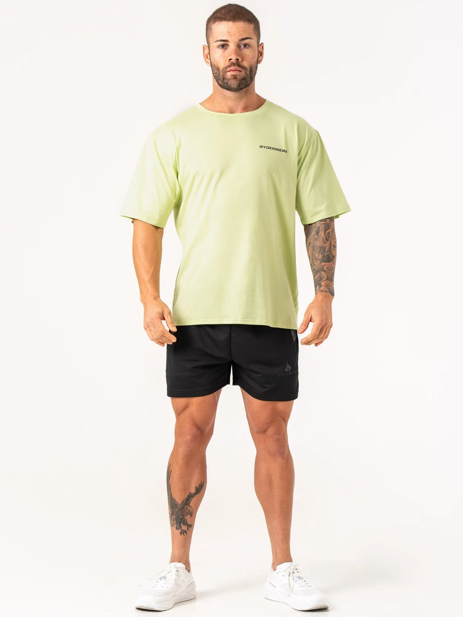 Energy Oversized T-Shirt - Lime UV protected Cool Comfort