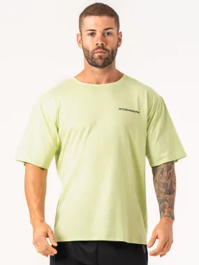Energy Oversized T-Shirt - Lime Casual Essential Wear