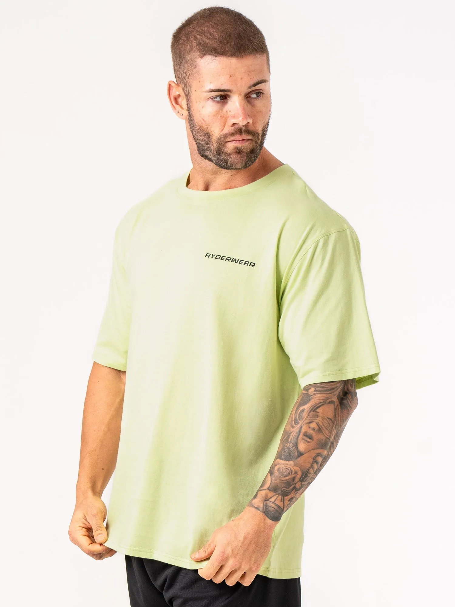 Energy Oversized T-Shirt - Lime Timeless Top Comfy Casual Wear