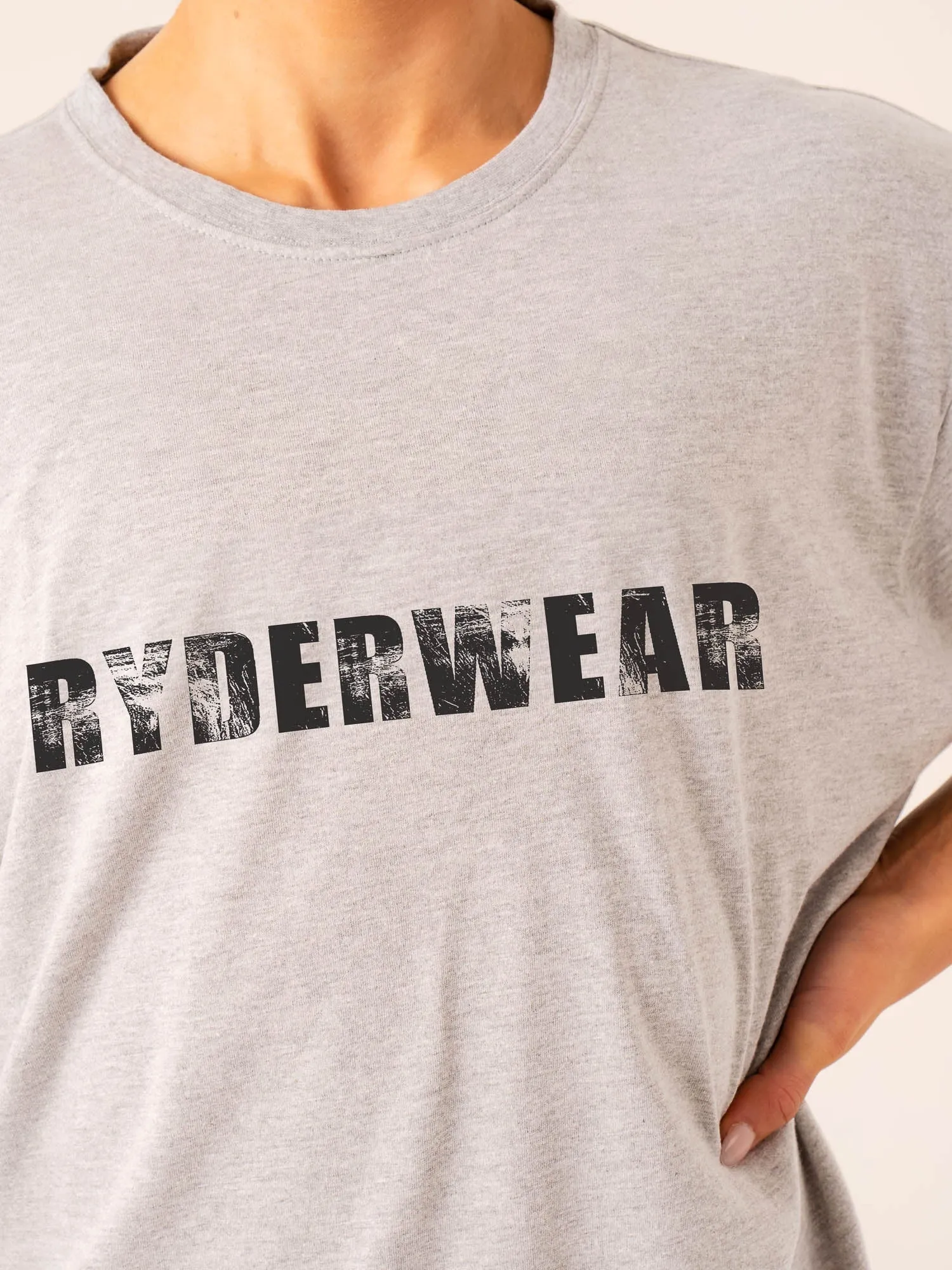 School Uniform Training T-Shirt - Snow Marl