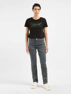 Resilient material Trend Setter Home Comfort Women's 312 Grey Straight Fit Mid Rise Jeans