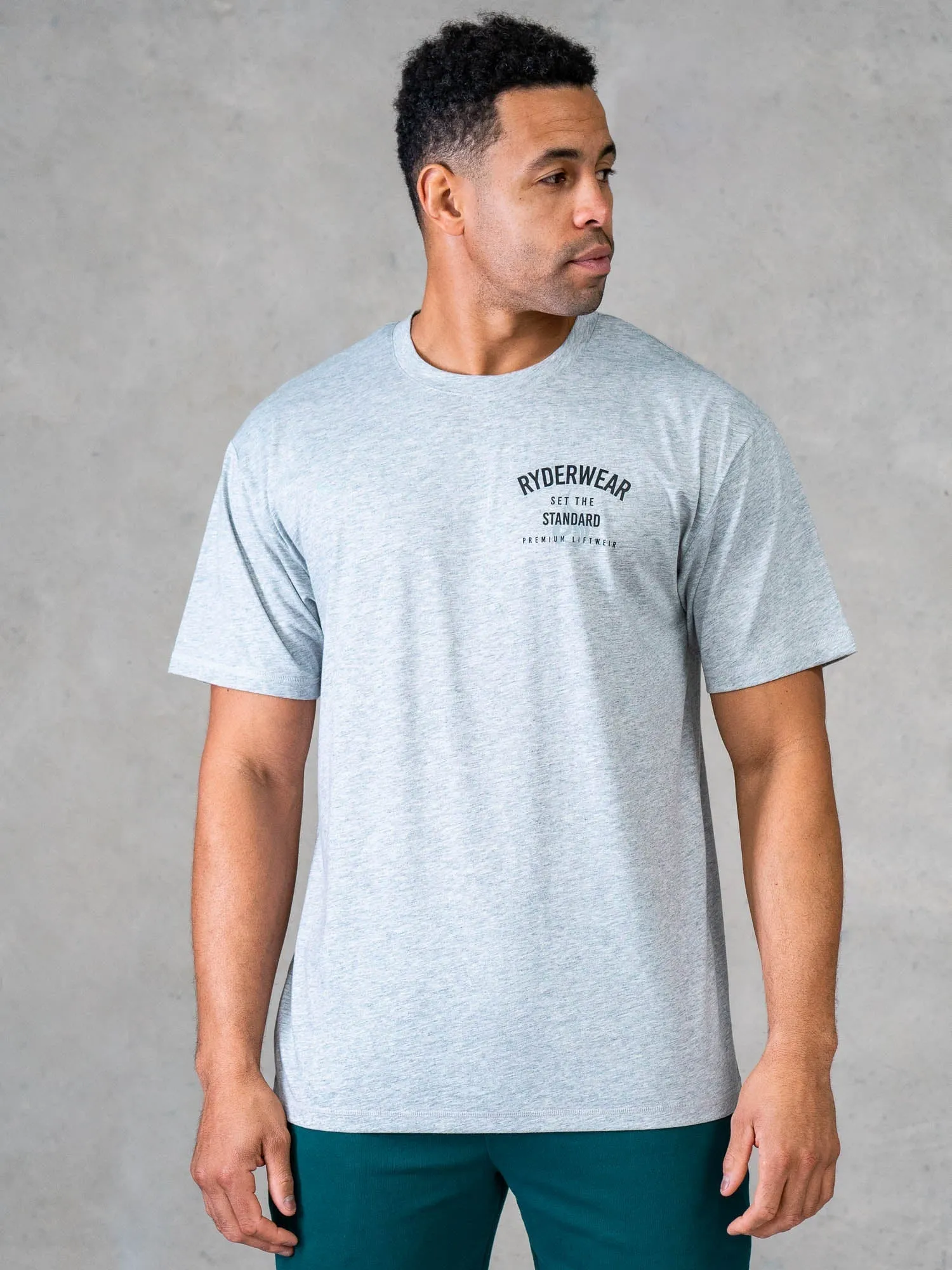 Urban Trend Look Thermal Regulating Layer Legacy T-Shirt - Grey Marl