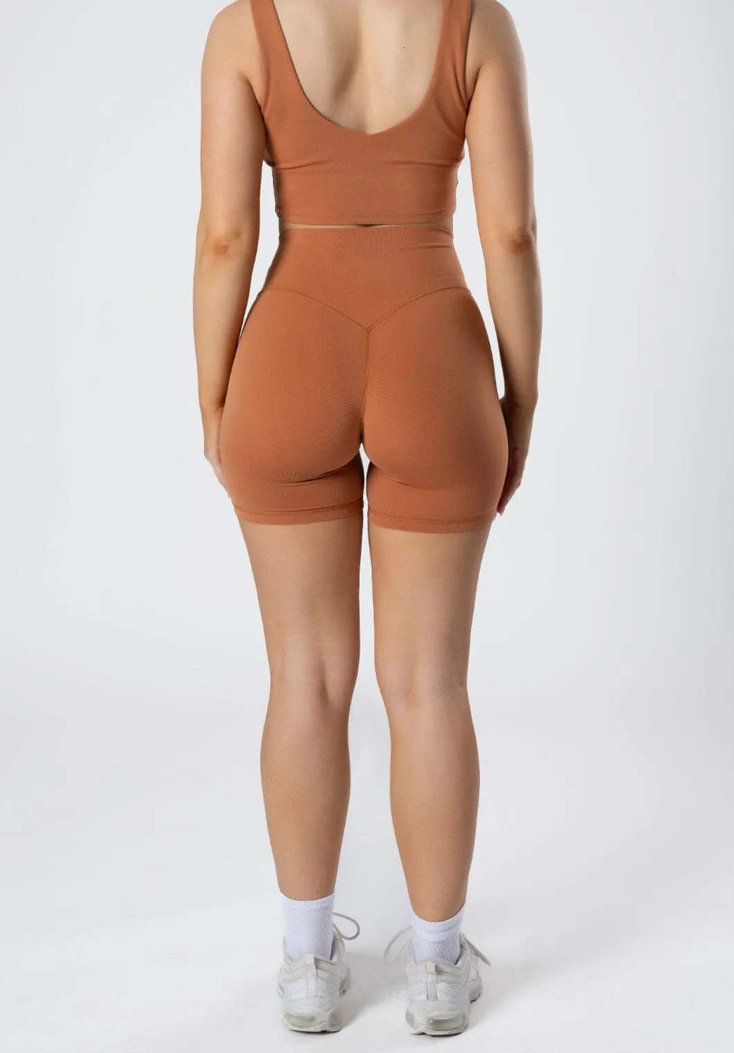 Reluna Original Sculptseam? Short 6" Fawn Port Pocket Design Breathable mesh