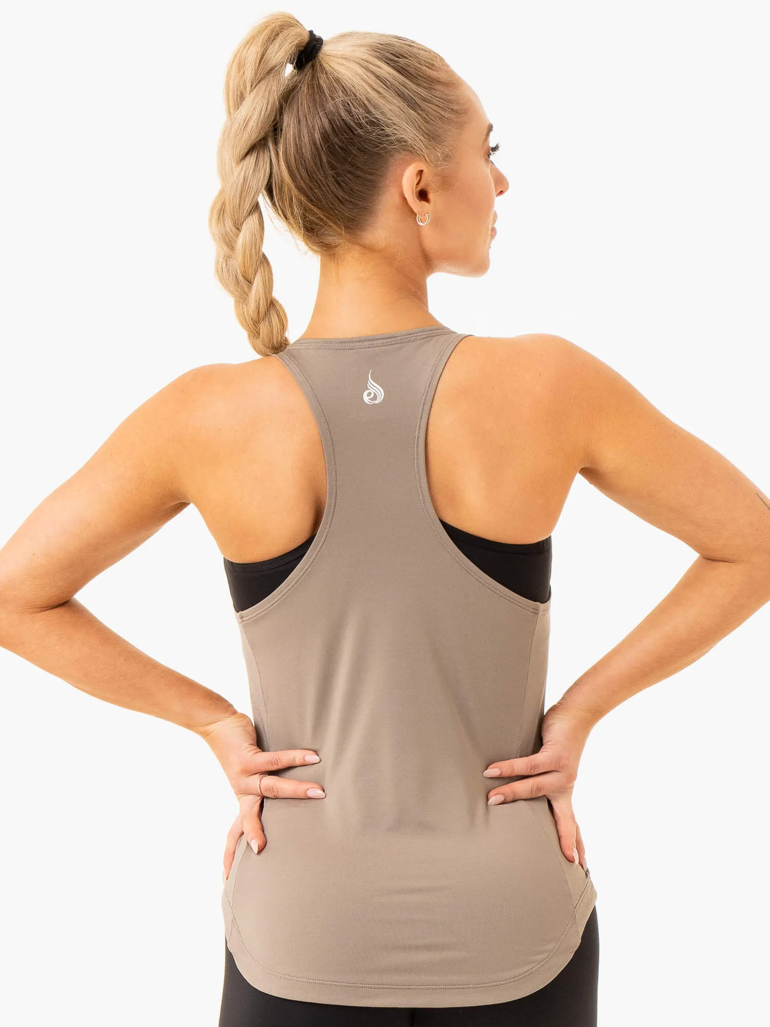 Elite Mesh Training Tank - Taupe elegant design