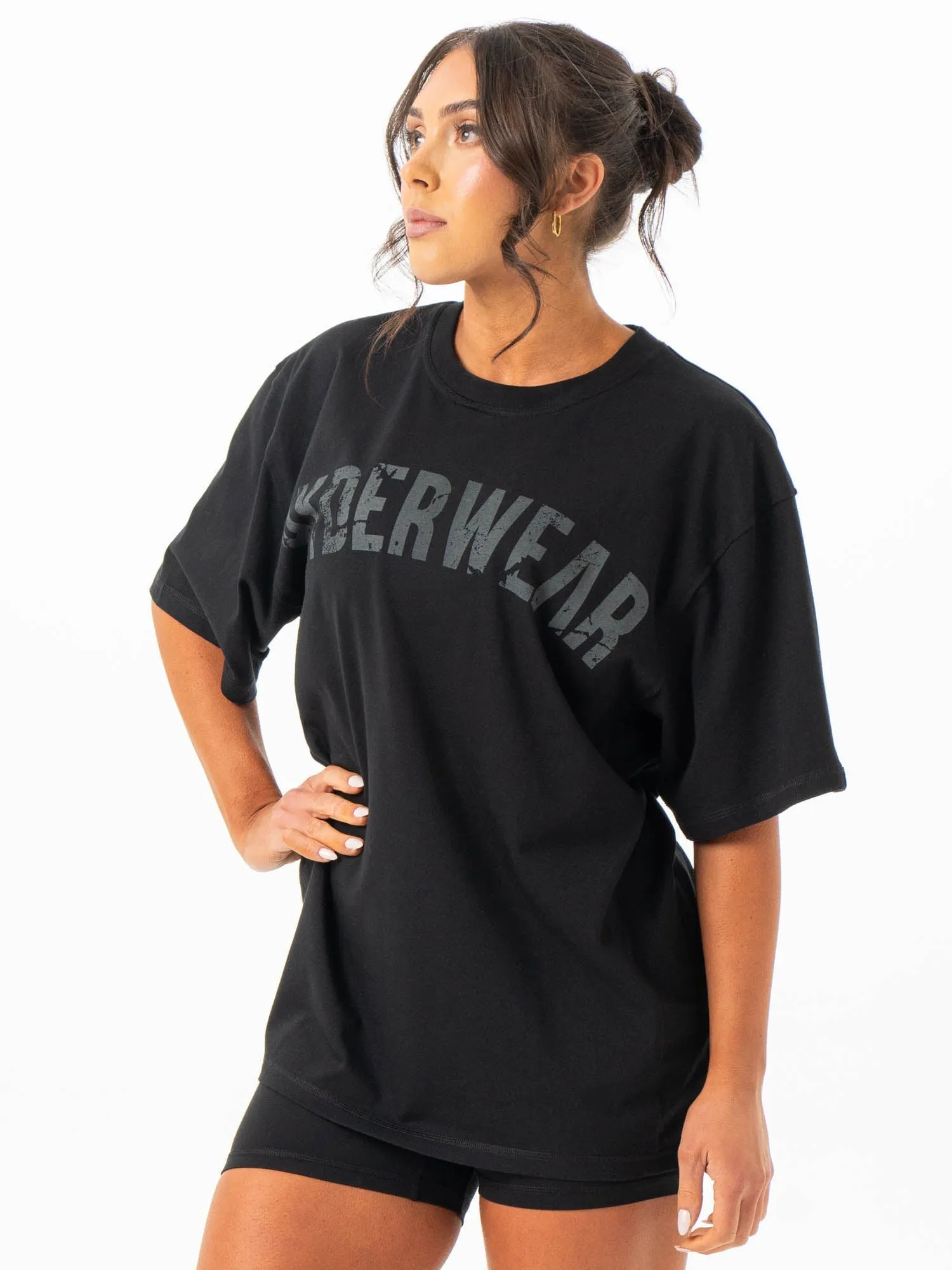 Force Oversized T-Shirt - Black Soft Wear