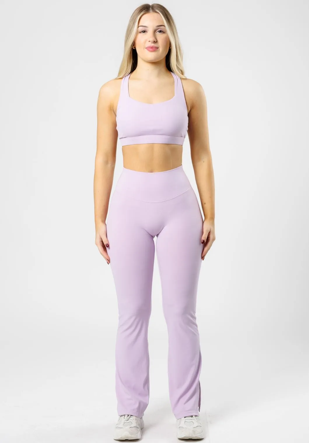 RecStretch Original Sculptseam? Plus Flare Legging 31" Pastel Lilac Balanced feel Modern Basic