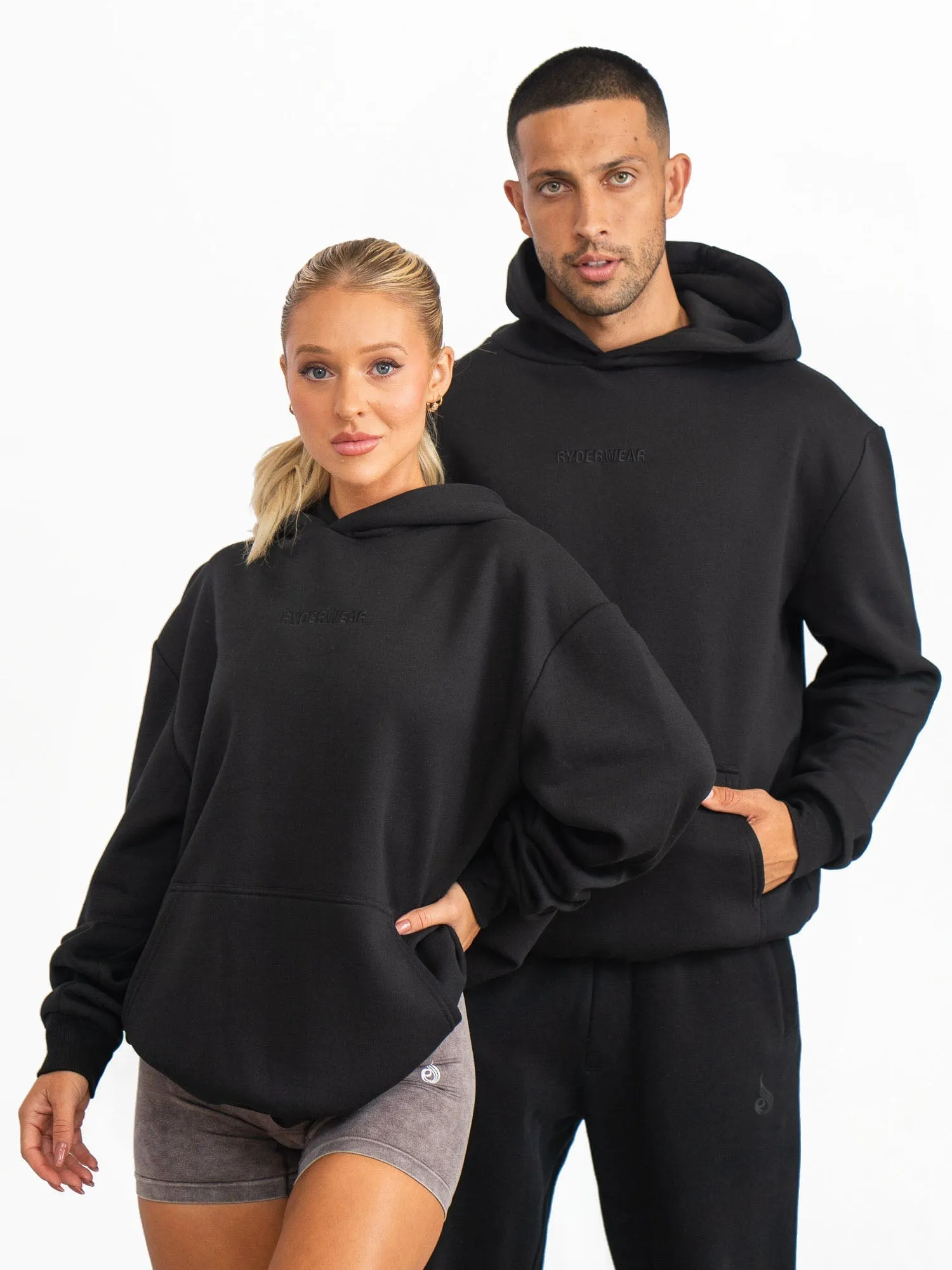 Unisex Hoodie - Black Top Guard Cozy Fit
