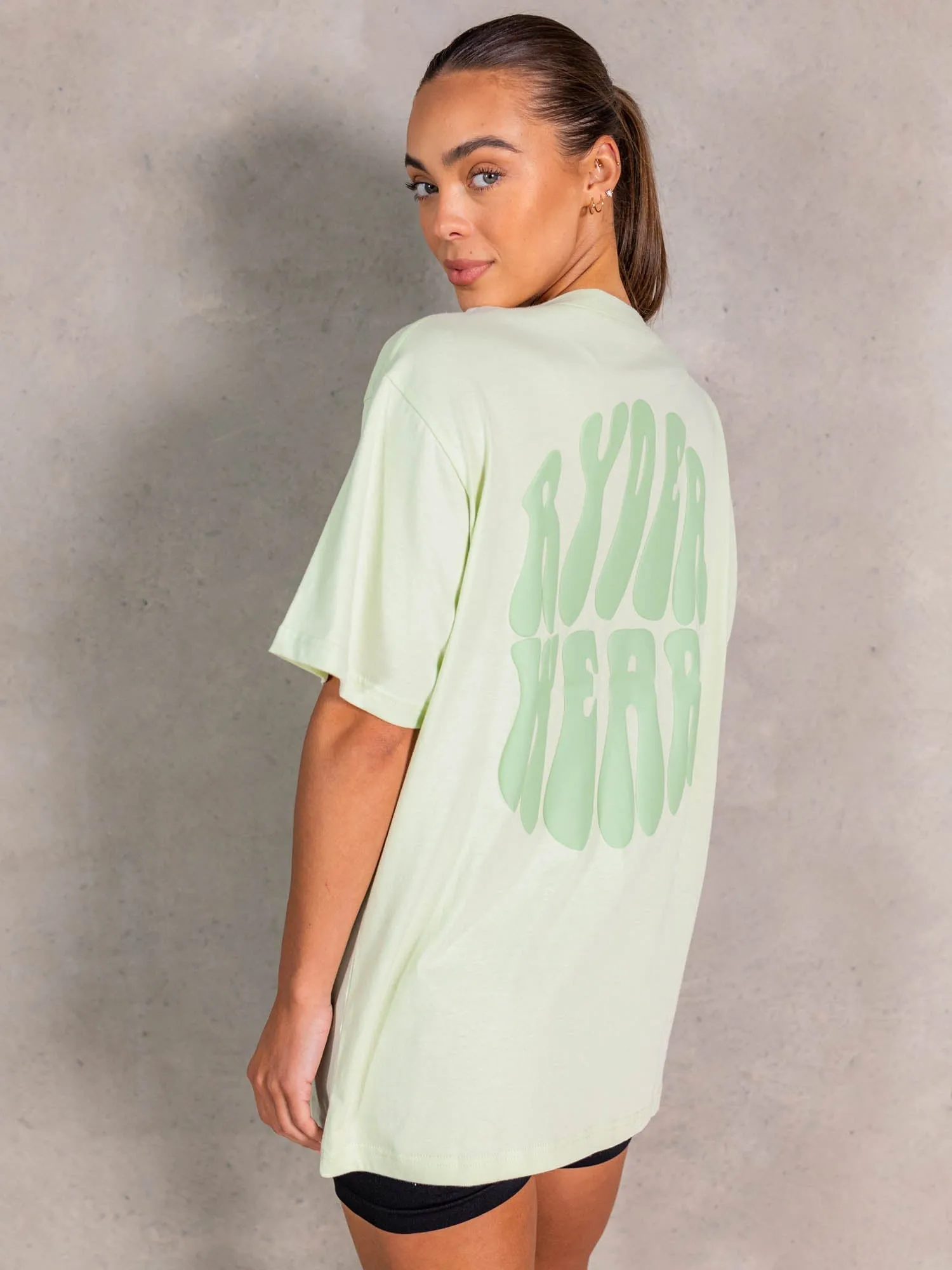 NRG Oversized T-Shirt - Matcha Holiday Outfit Style