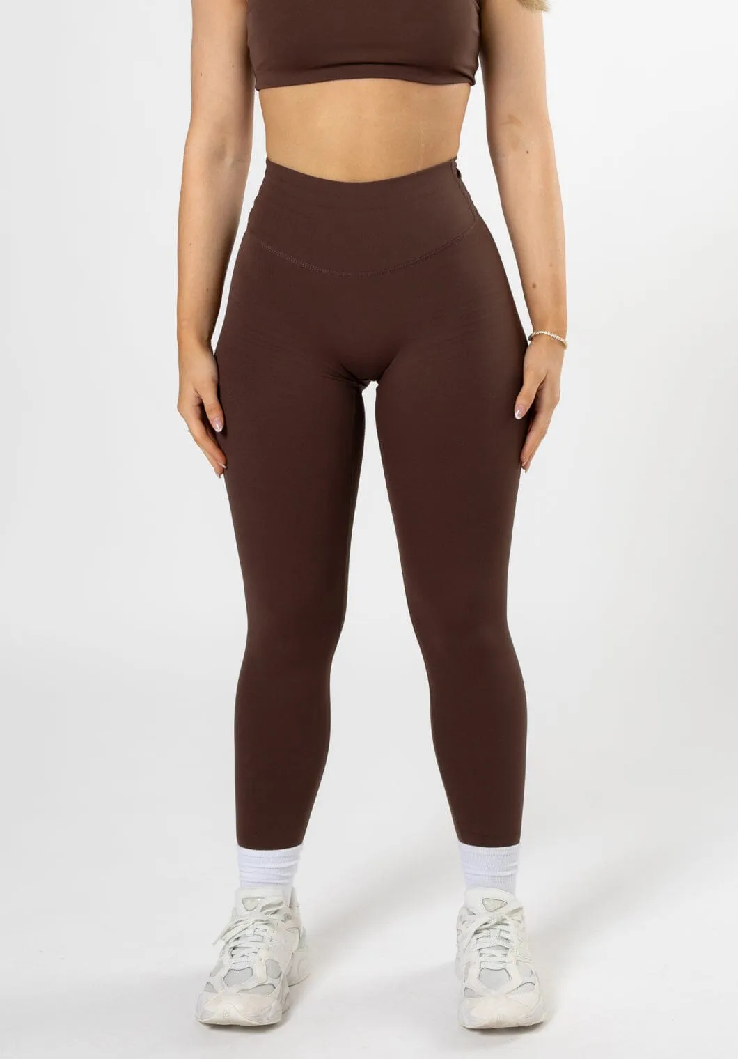 Modern Basic Comfortable Movement RecStretch? Original Sculptseam? Legging Walnut