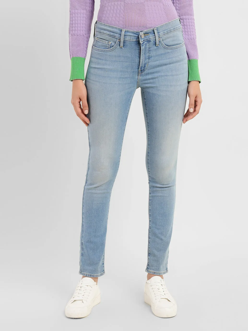 Women's 311 Blue Skinny Fit Mid Rise Jeans Modern Design