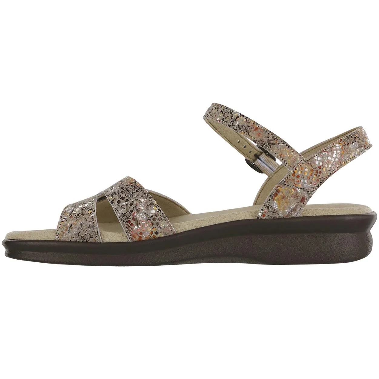 Buckle Detail Quality Design Duo - Multisnake Taupe