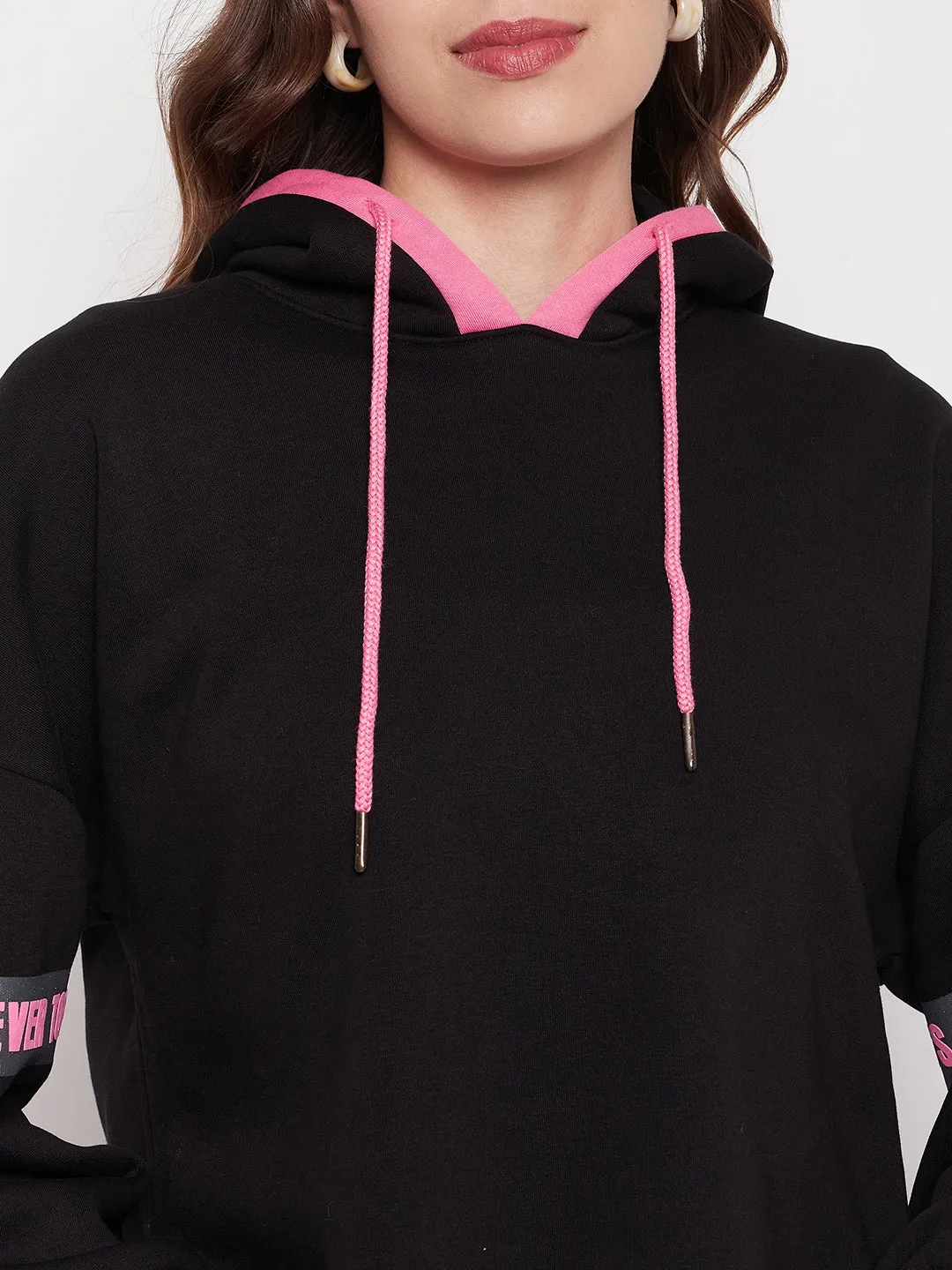 product return policy Madame Black Hooded Sweatshirt