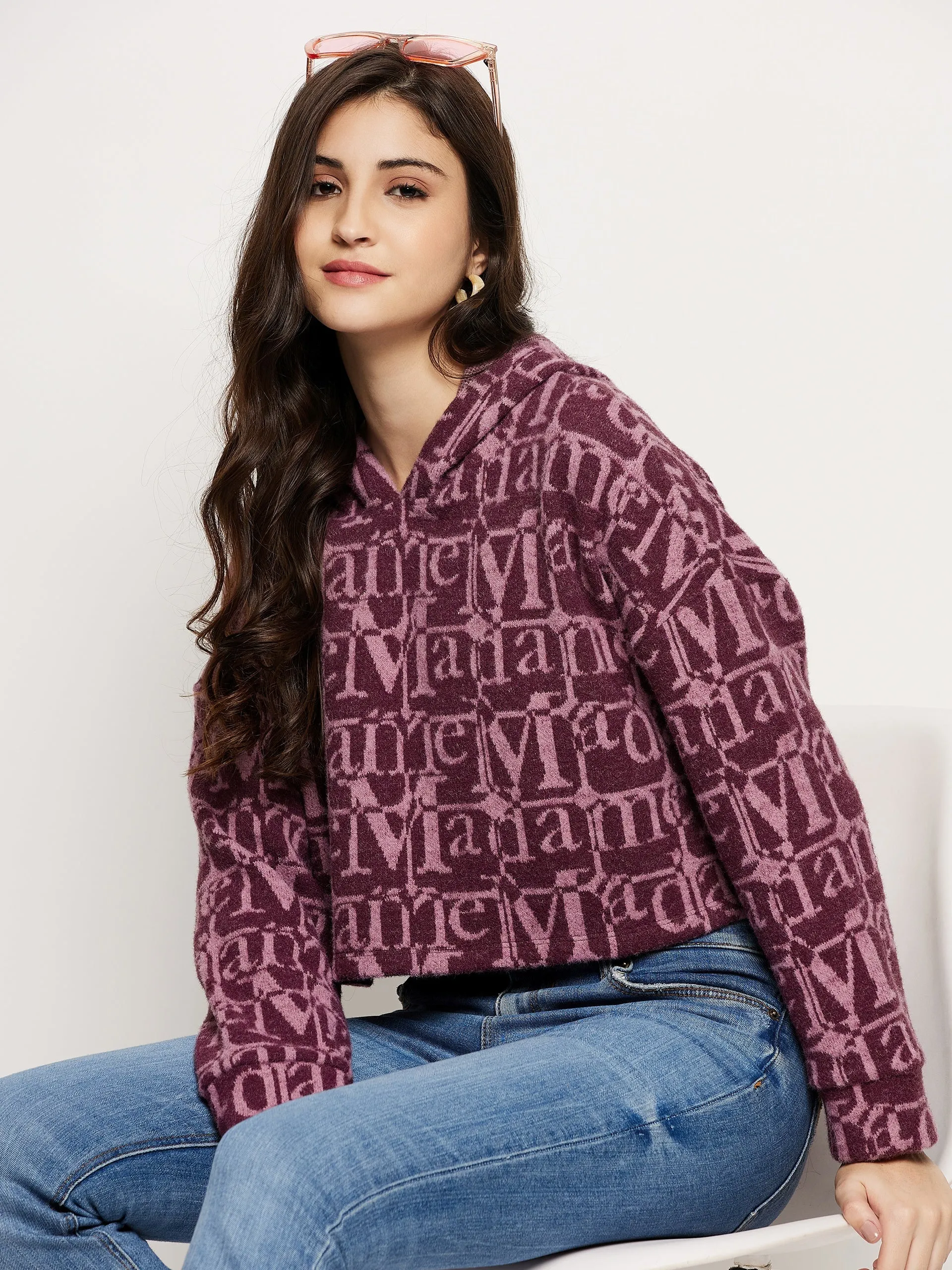 Madame Blush Sweatshirt Cool Essentials Retro Print
