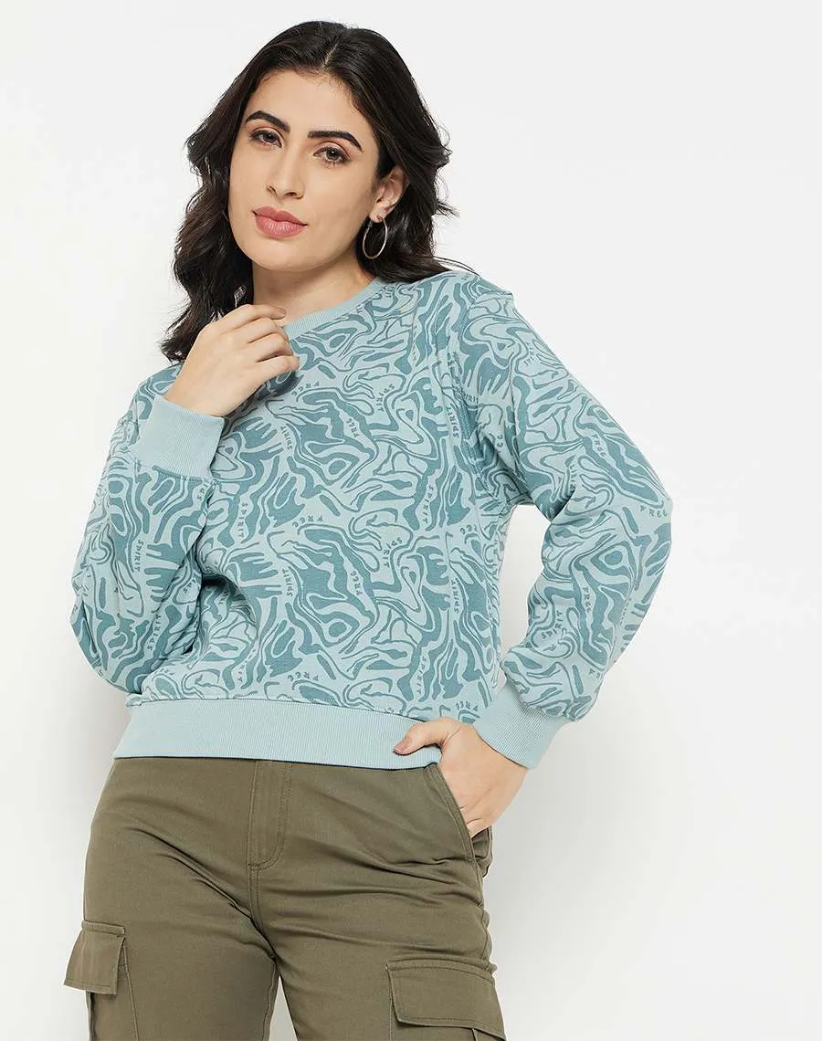 Cozy Street Style Madame Celeste Round Neck Sweatshirt