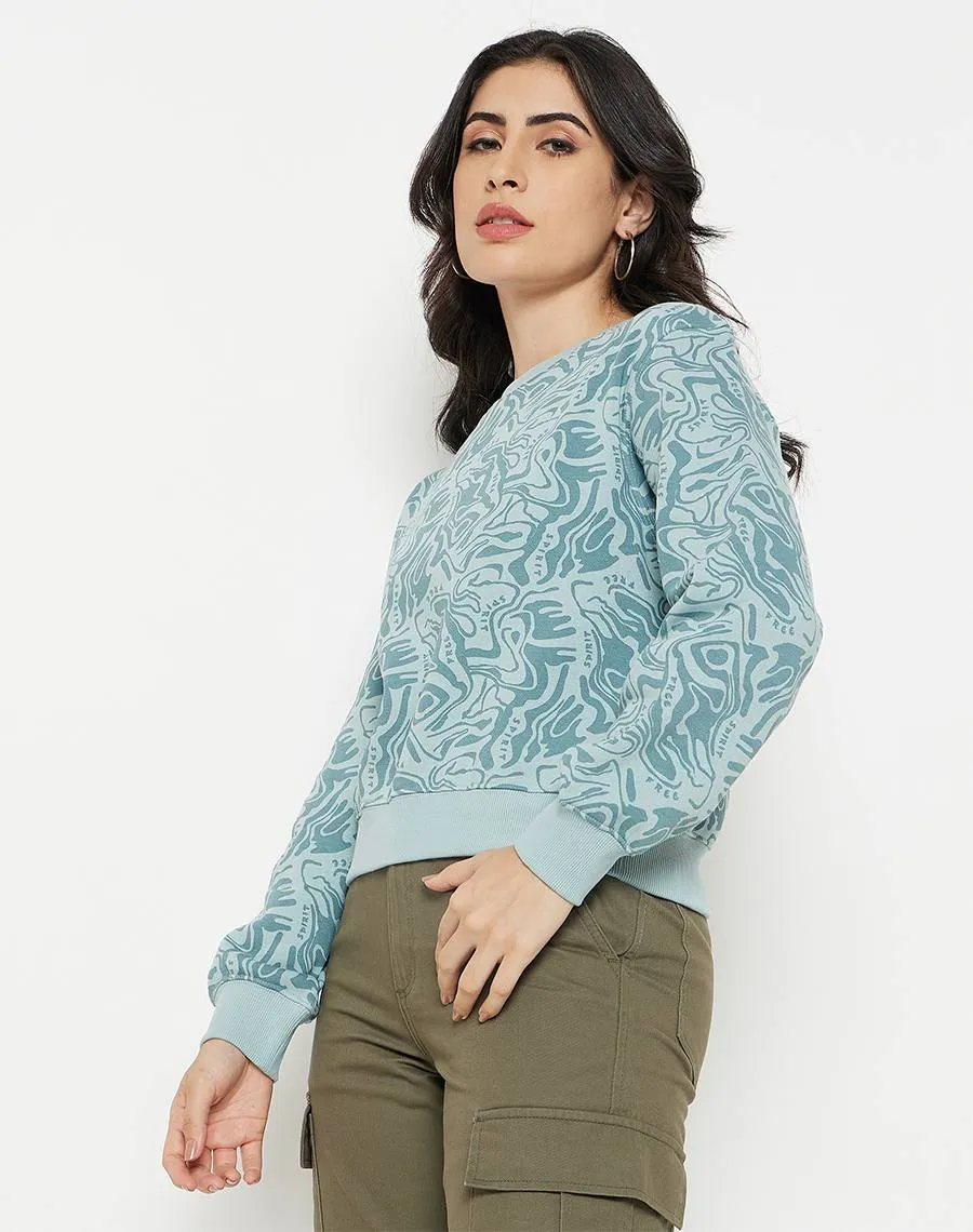 Madame Celeste Round Neck Sweatshirt Youthful Vibe