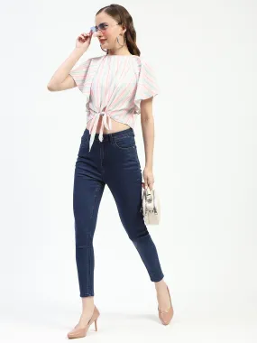 True Comfort Madame Dark Blue Skinny Fit Cotton Denim Jeans