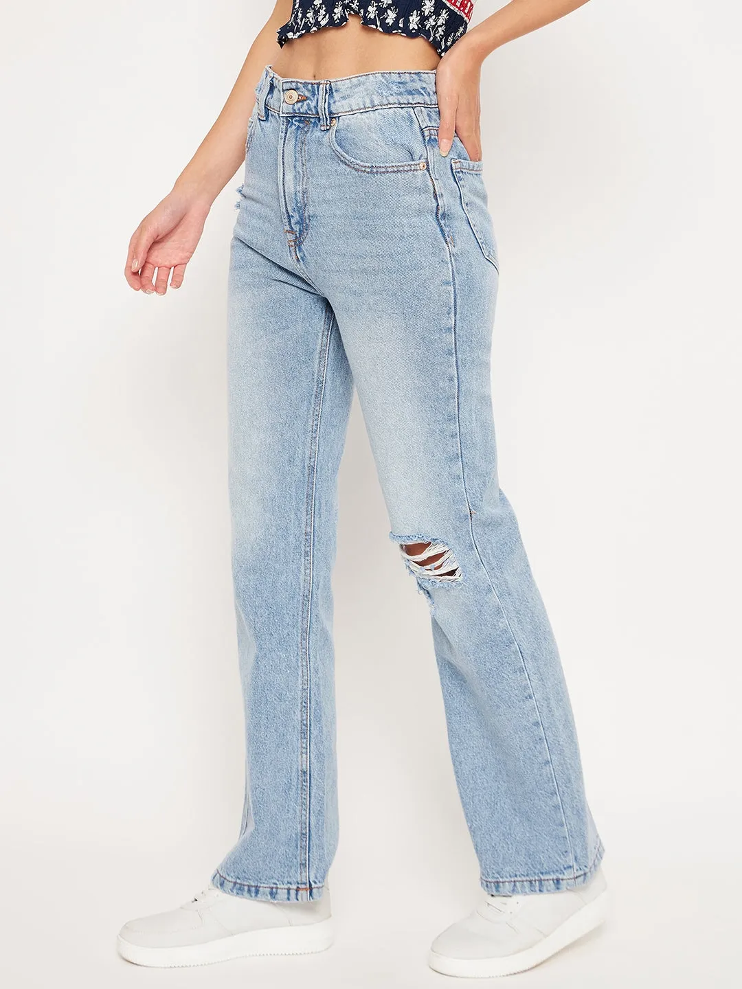 Madame Iceblue Denim Ever Versatile Street Inspired