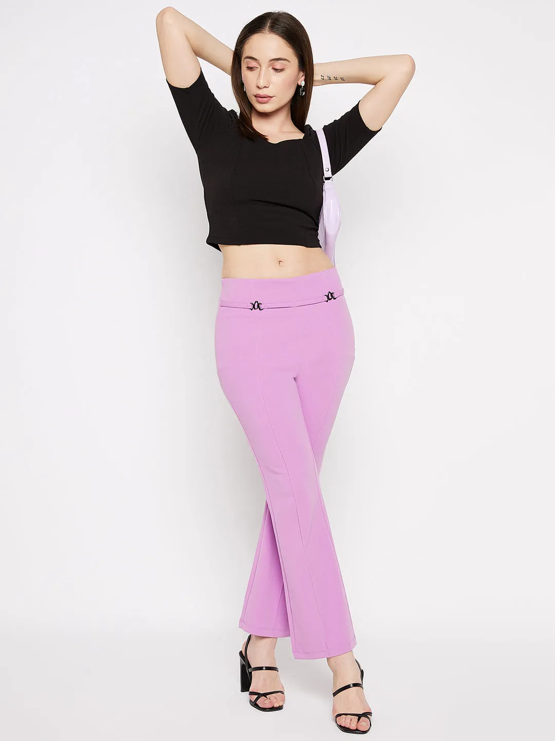 Madame Mauve Trouser Clean Cut