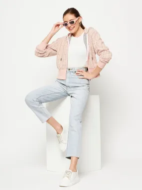 product lanyard visibility Madame Peach Hood Neck Sweatshirt