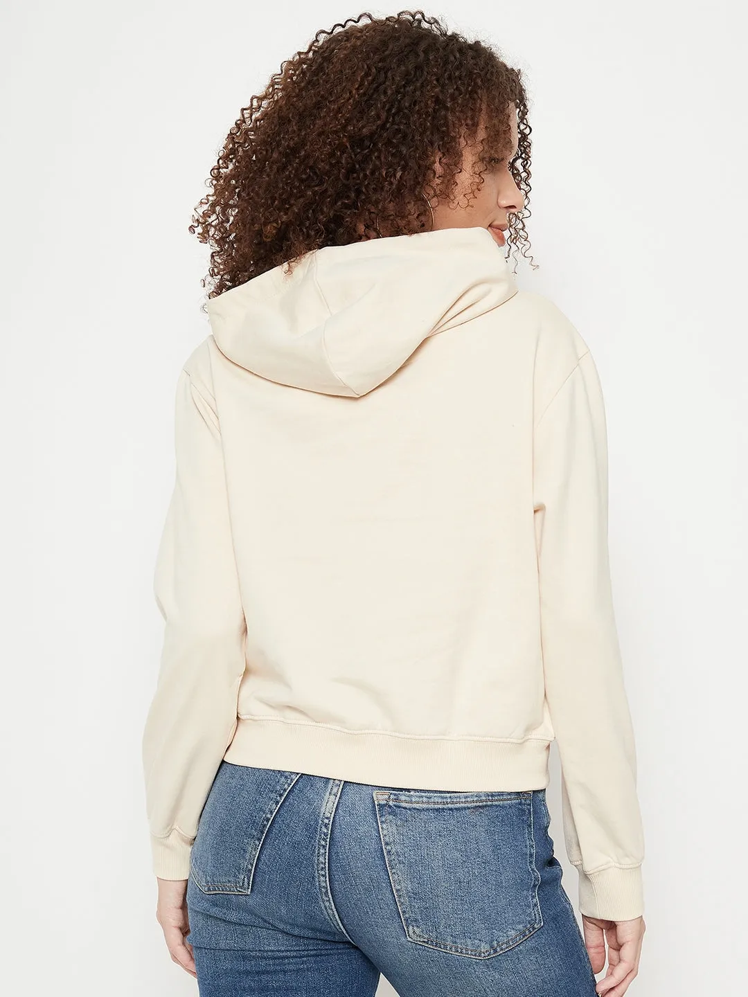 Classic Comfort Madame Solid Off White Sweat-Shirt