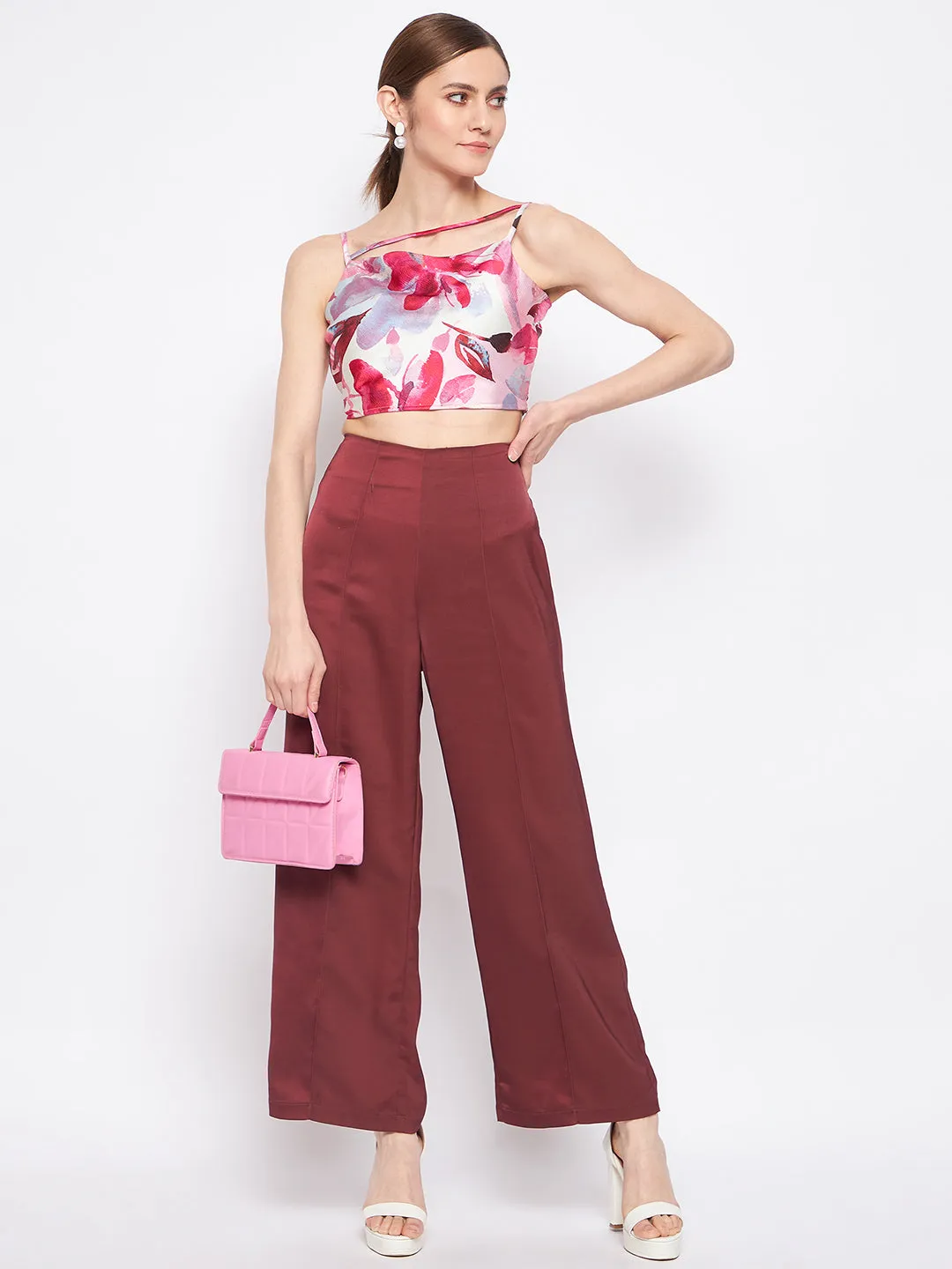 Daily Motion Comfort Wearable Madame Wine Trouser