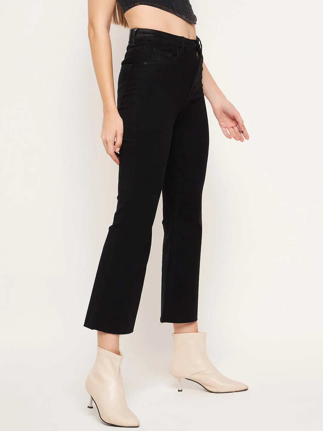 Daily Go Madame Women Solid Black Jeans