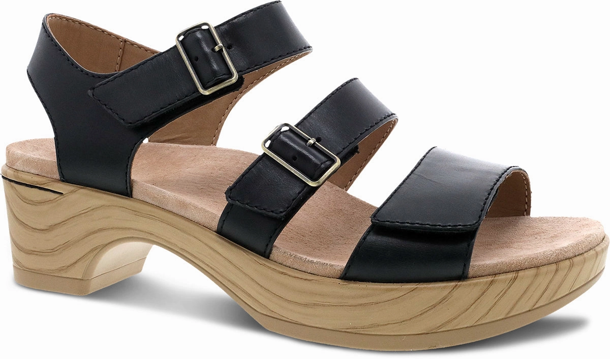 Malena - Black Smooth Recycled Rubber