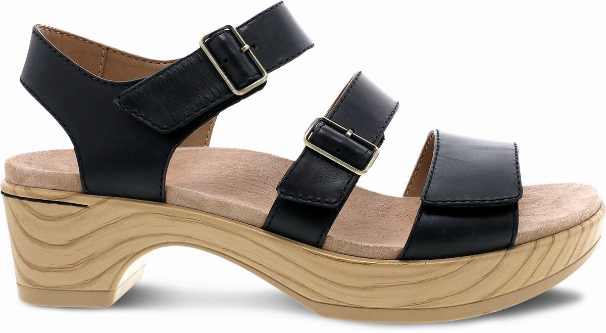 Natural Step Stylish Shoes Malena - Black Smooth