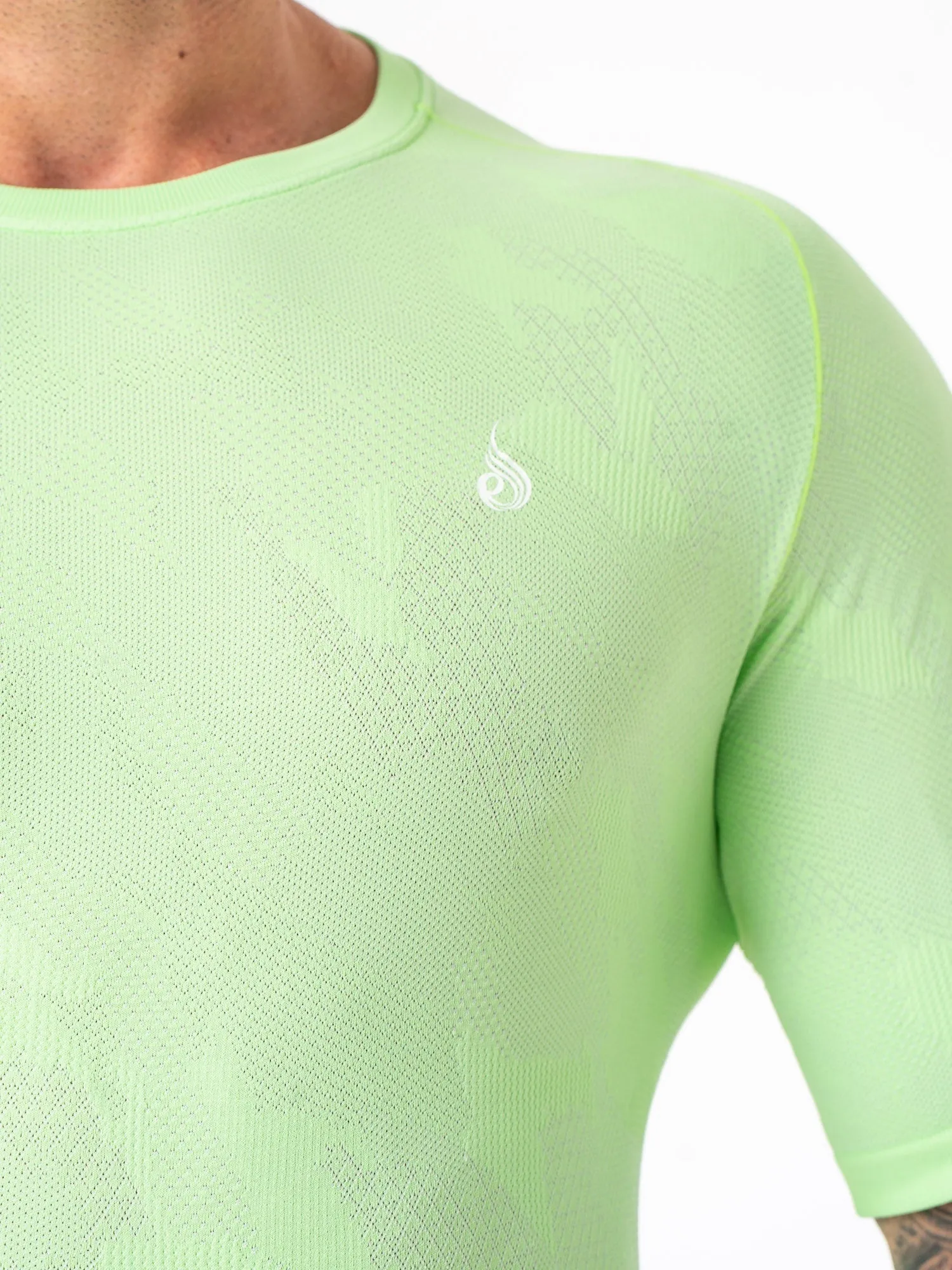 Aero Core Seamless T-Shirt - Lime AntiStaticFinish