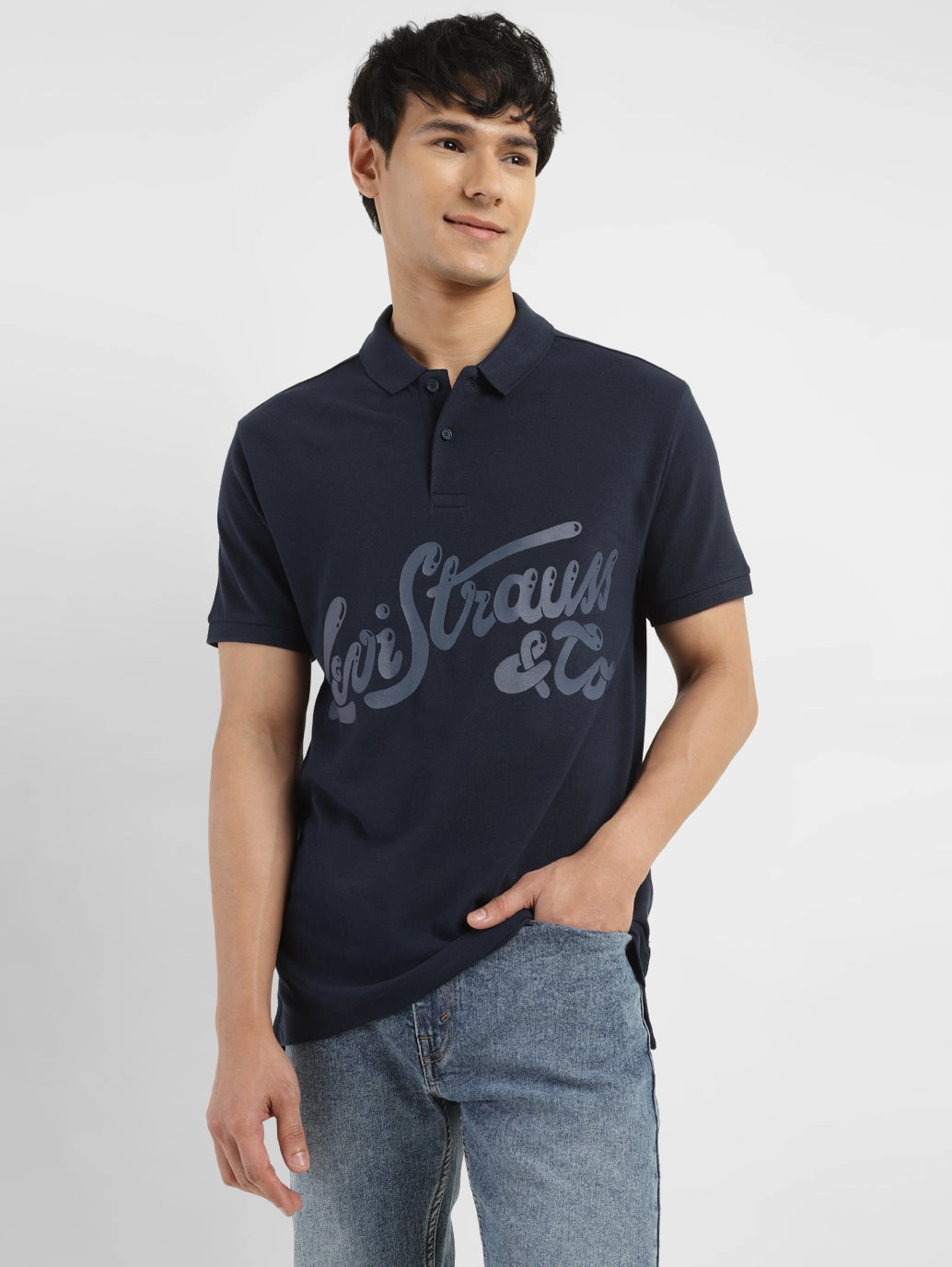 Premium Top Men's Brand Logo Polo T-shirt