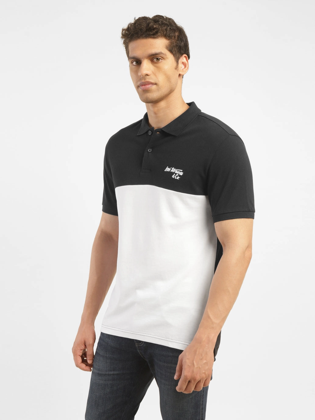 Smart Look Men's Colorblock Polo T-shirt