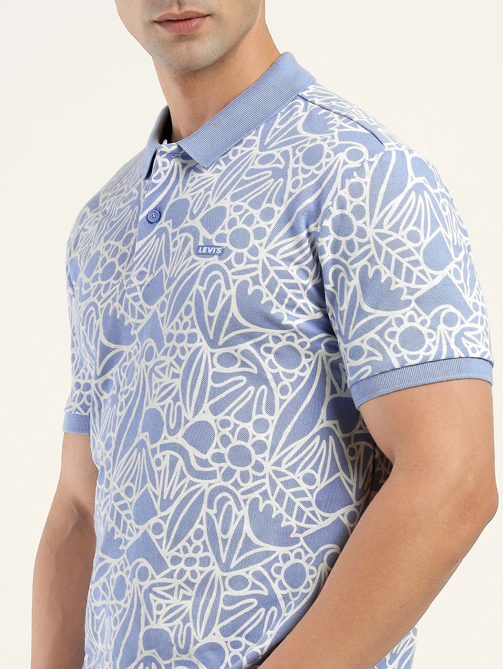 Comfortable apparel Men's Printed Polo T-shirt