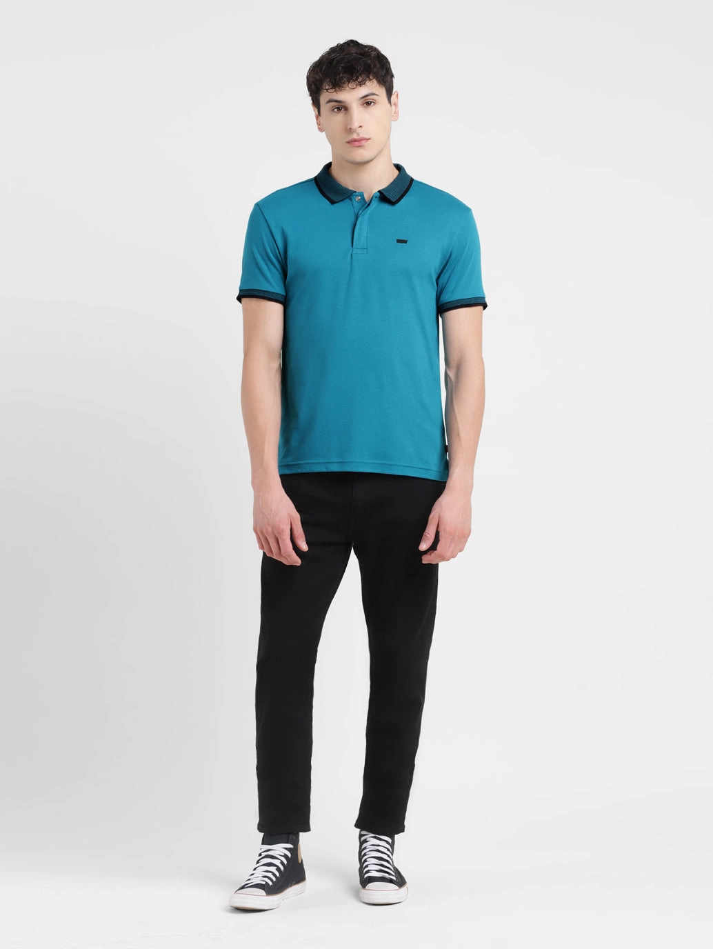 Men's Solid Polo T-shirt Fashion Forward Club Attire