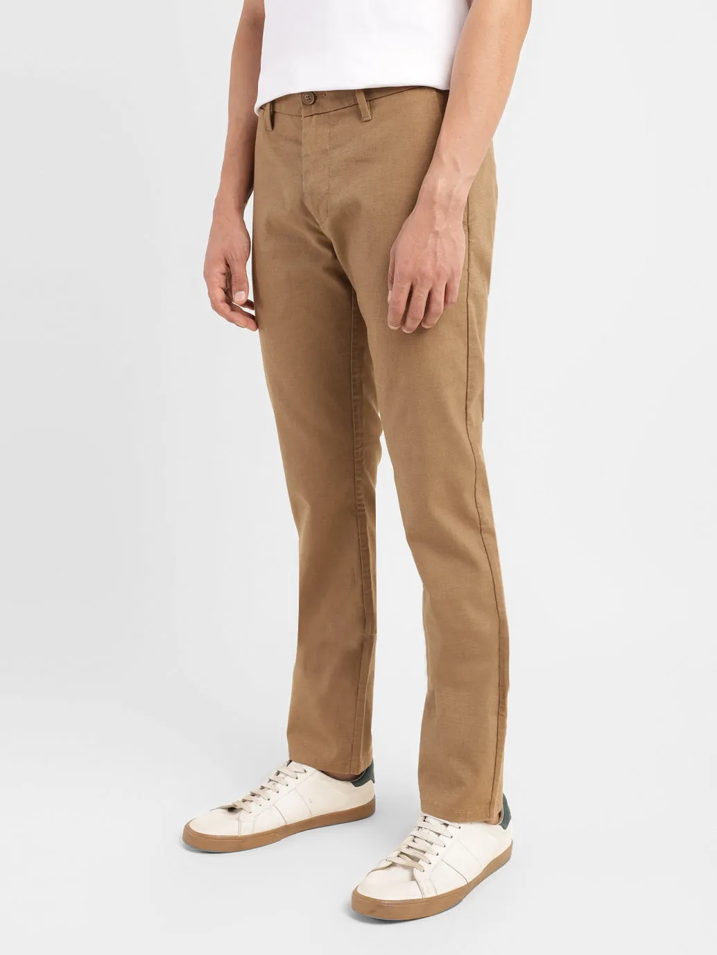 Durable Comfort Light Wear Fit Men's 511 Brown Slim Fit Chinos