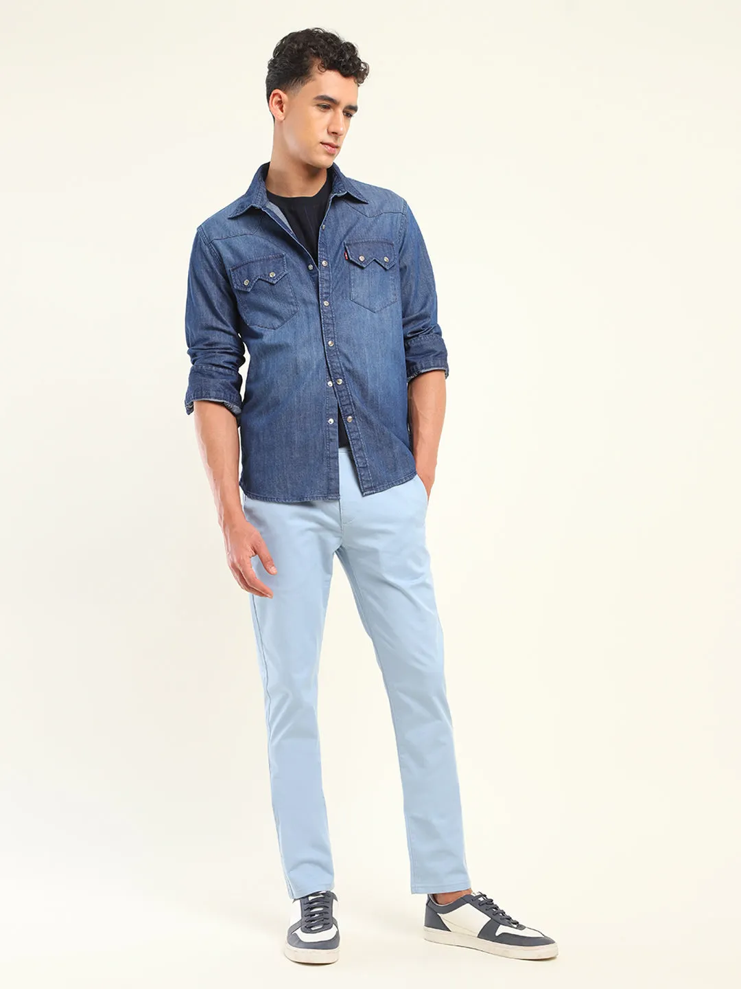 Casual Movement Men's 511 Slim Fit Blue Chinos