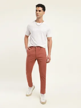 Casual Vibes Men's 512 Slim Tapered Fit Brown Chinos
