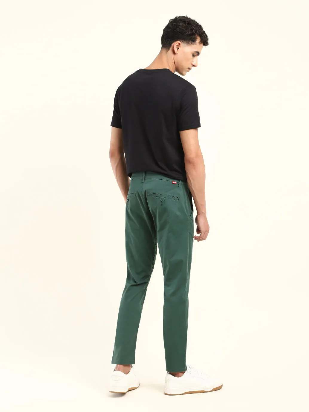 Casual Vibes Softened Hem Men's 512 Slim Tapered Fit Green Chinos