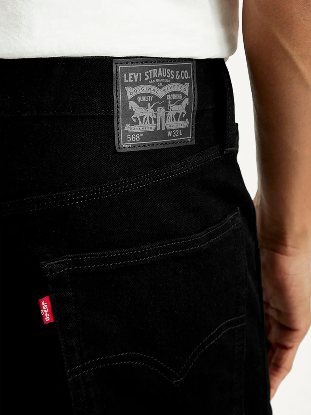 Men's 568 Loose Fit Denim Shorts swim trunks Soft Inner Lining