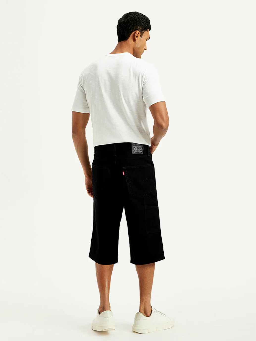 Men's 568 Loose Fit Denim Shorts Flex Wear School Uniform