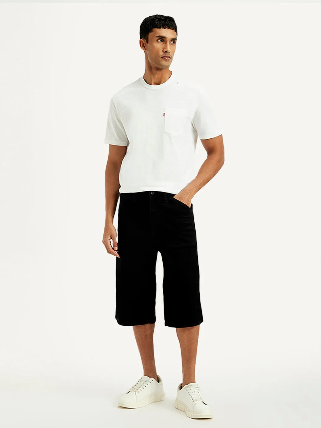 Reinforced Hems Men's 568 Loose Fit Denim Shorts