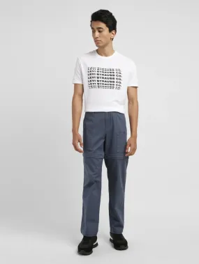 Quick Drying Lightweight Layer Men's Blue Loose Fit Cargos