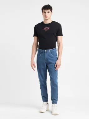 Relaxed Cut Core Style Men's Blue Regular Fit Joggers
