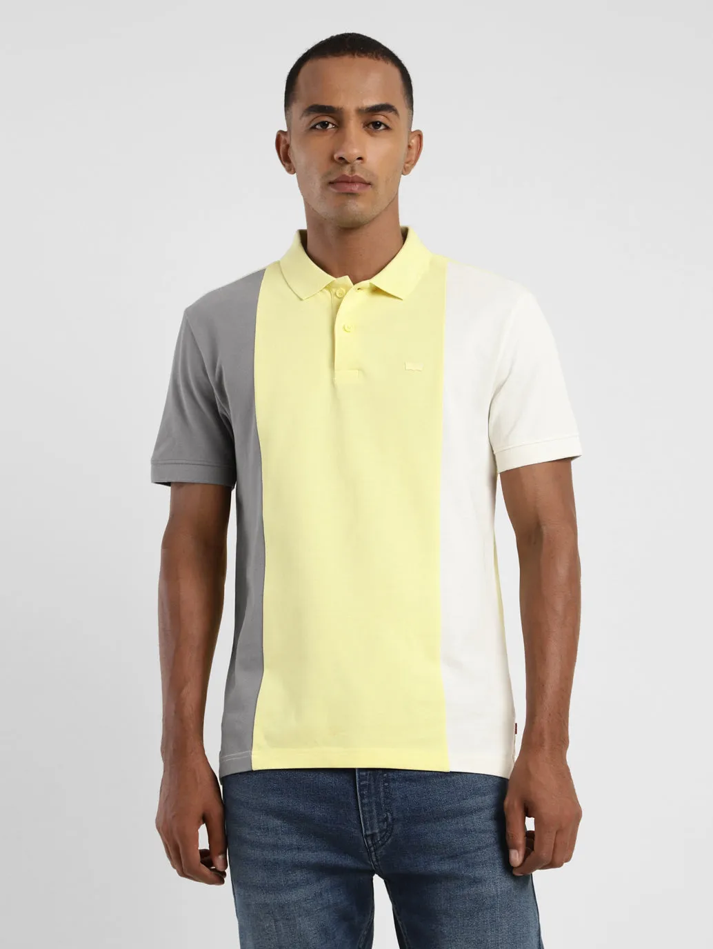 Men's Colorblock Polo T-shirt Smart Office