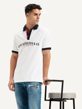 Effortless Fashion Men's Embroidered Slim Fit Polo T-Shirt