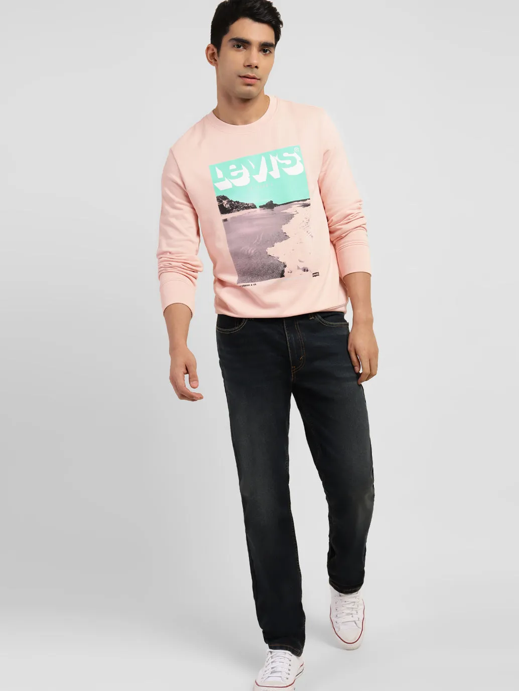 Men's Graphic Print Crew Neck Sweatshirt product camping suitable functionality